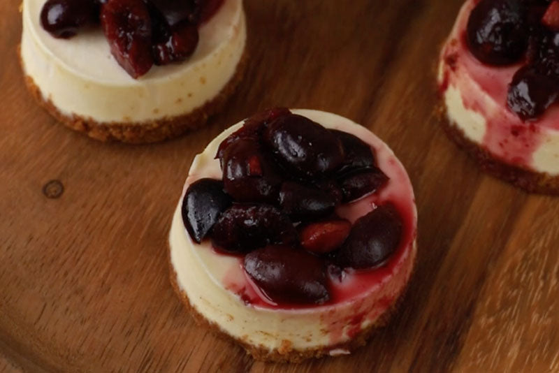 Cherry Cheesecake Bites