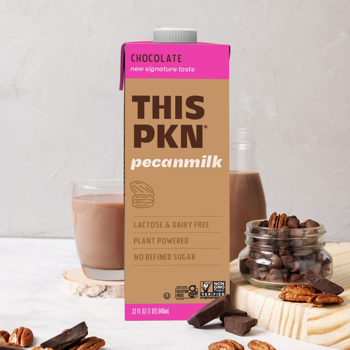 Chocolate Pecan Milk | THIS PKN